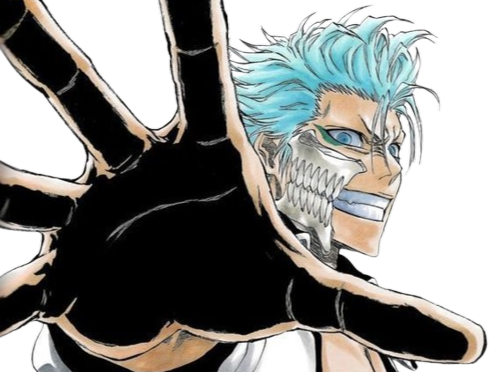 grimmjow jaegerjaquez bleach cheveux yeux bleu arrancar grimm jager masque fic bloop