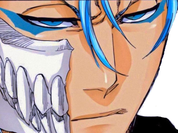 grimmjow jaegerjaquez bleach cheveux yeux bleu arrancar grimm jager masque fic bloop
