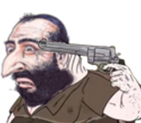 flingue feuj juif suicide pistolet arme