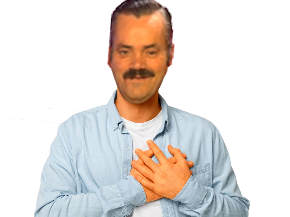 risitas main sur le coeur merci reconnaissant remerciement droit au