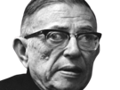 jean-paul-sartre-philosophe-francais-existentialisme-existe-nausee-mauvaise-foi-huis-clos-existence-liberte-fic-bloop