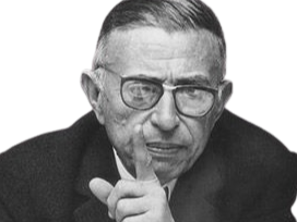 jean-paul sartre philosophe francais existentialisme existe nausee mauvaise foi huis clos existence liberte fic bloop