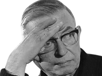 jean-paul sartre philosophe francais existentialisme existe nausee mauvaise foi huis clos existence liberte fic bloop