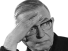 jean-paul-sartre-philosophe-francais-existentialisme-existe-nausee-mauvaise-foi-huis-clos-existence-liberte-fic-bloop