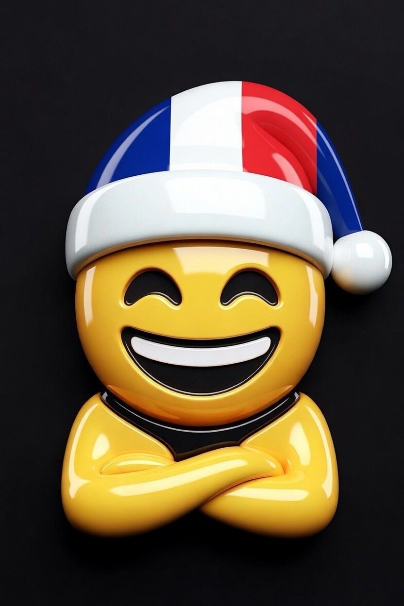 hap eco plus 3d bonnet grand sourire large bras croises croix drapeau france