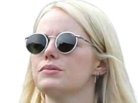 annie landsberg maniac serie emma emily jean stone actrice productrice americaine blonde femme lunettes cigarette