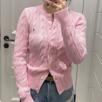 pull-cardigan-elegance-femme-sexy-tenue-fille-rose-brunette-ralph-lauren-girl
