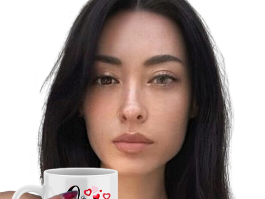 daisy coreenne belle charme regard badass tasse luu asiatique