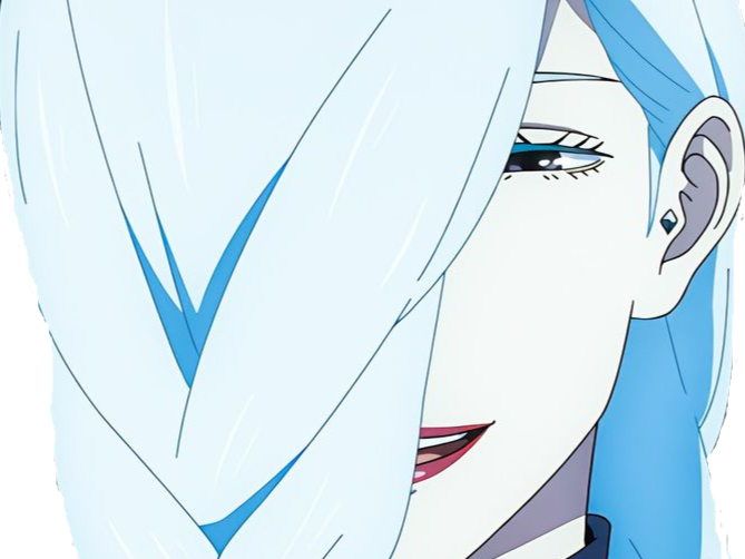 mei mei-mei jujutsu kaisen jjk cheveux blanc yeux violet tresse ade adelaide vizard fic bloop