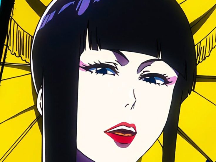 senjumaru shutara bleach cheveux noir khol frange amaterasu broche soleil fic bloop