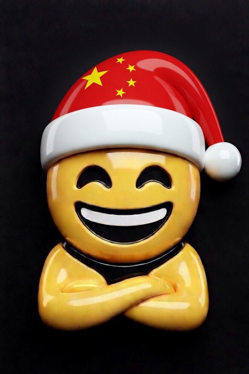 hap eco plus 3d bonnet grand sourire large bras croises croix drapeau chine
