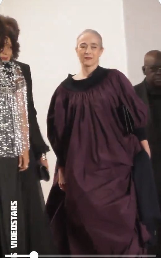 delphine ernotte robe cannes festival sac poubelle