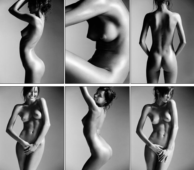 fille model miranda kerr mannequin sexy cute nue topless nude brunette photo
