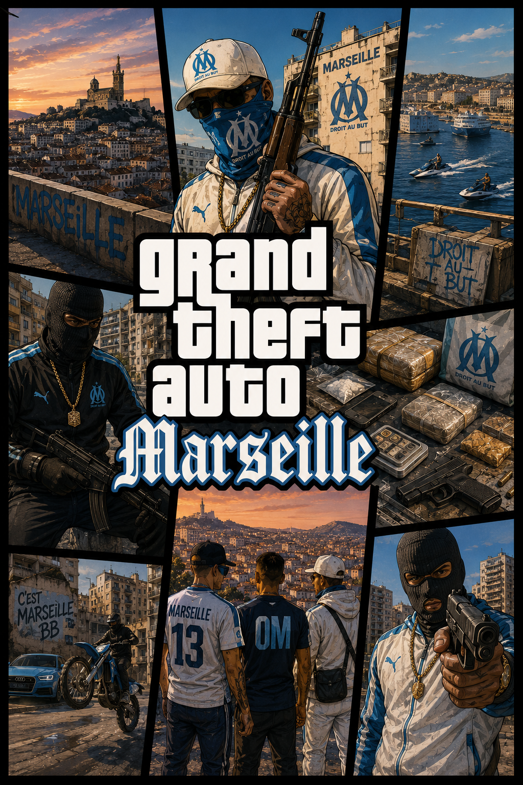 grand theft auto marseille jul racaille drogue shithole qlf gauche terroriste