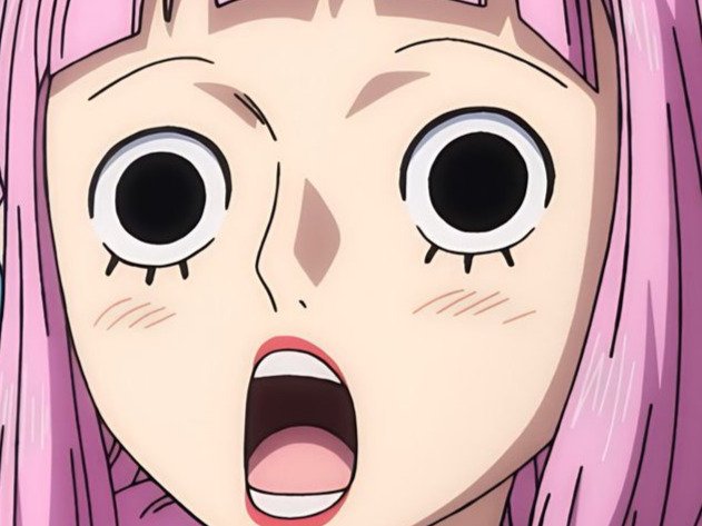 perona one piece cheveux rose yeux noir frange atropos fic bloop