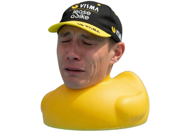 jonas vingegaard vingo visma lease bike cyclisme jumbo canard duck