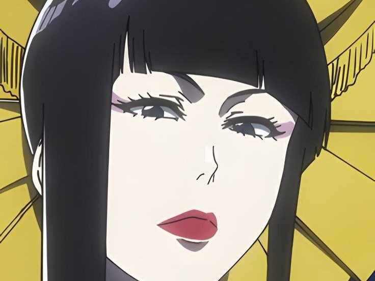 senjumaru shutara bleach amaterasu cheveux noir khol broche soleil fic bloop