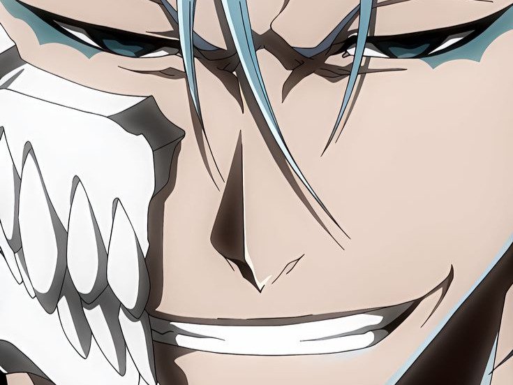grimmjow jaegerjaquez bleach cheveux yeux bleu arrancar masque grimm jager fic bloop