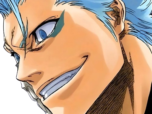 grimmjow jaegerjaquez bleach cheveux yeux bleu arrancar masque grimm jager fic bloop