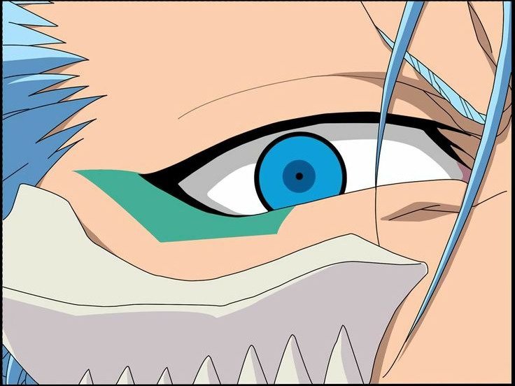 grimmjow jaegerjaquez bleach cheveux yeux bleu arrancar masque grimm jager fic bloop