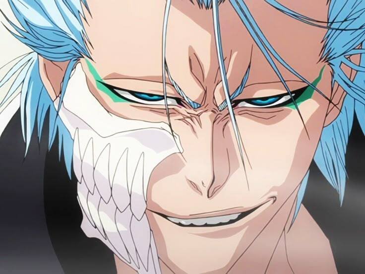 grimmjow jaegerjaquez bleach cheveux yeux bleu arrancar masque grimm jager fic bloop