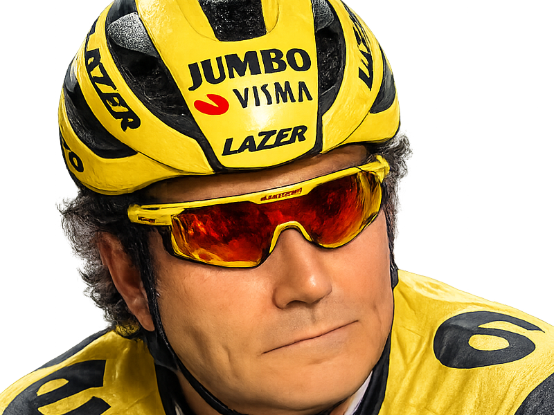 jesus jumbo visma cyclisme cycliste perplexe circonspect