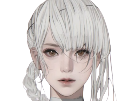kaine nier replicant hdb cheveux blanc