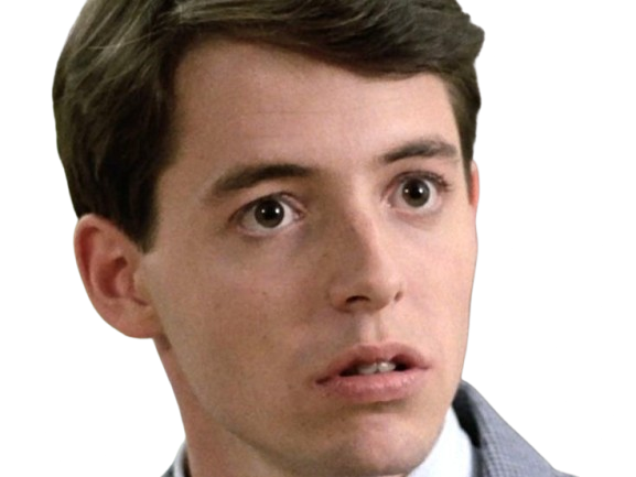 ferris bueller folle journee matthew broderick jeune homme brun acteur vingtaine