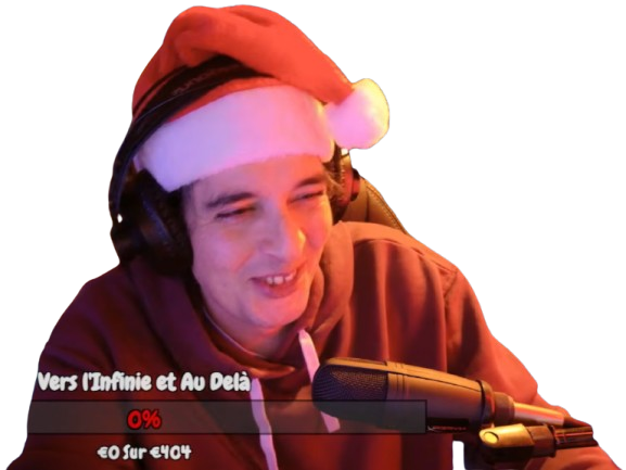 zioclo zioclodie stream streamer joyeux noel bonnet rigole rire rit drole doux