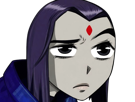 raven-teen-titans-violet-pourpre-dc-comics-demi-demone-trichoporphyree-indigo