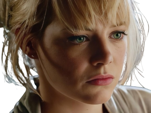 emma emily jean stone actrice productrice americaine gwen stacy blonde yeux verts femme oscarisee attaches