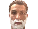 cristiano-ronaldo-cr7-goat-bicho-barbe-rasage-raser-gilette-choque-choc-wow-omg-alpha-chad