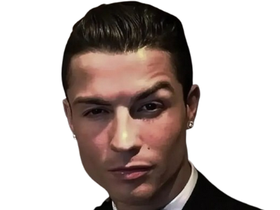 cristiano ronaldo cr7 goat beau gosse jawline chad alpha mog noeud papillon lookmaxxing mewing mannequin
