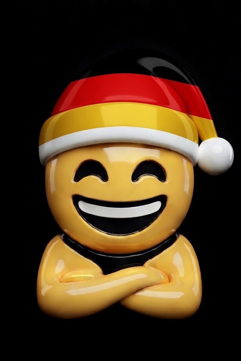 hap eco plus 3d bonnet grand sourire large bras croises croix drapeau allemagne