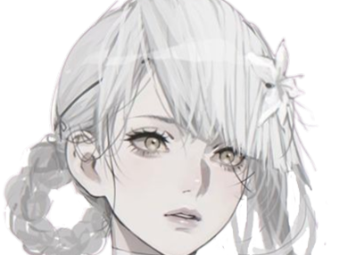 kaine nier replicant cheveux blanc yeux jaune coralie fic bloop