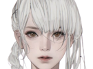 kaine-nier-replicant-cheveux-blanc-yeux-jaune-coralie-fic-bloop