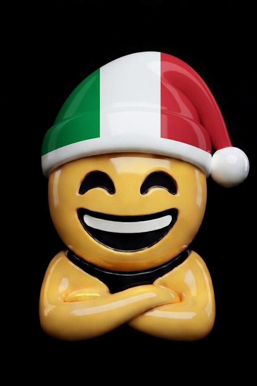 hap eco plus 3d bonnet grand sourire large bras croises croix drapeau italie