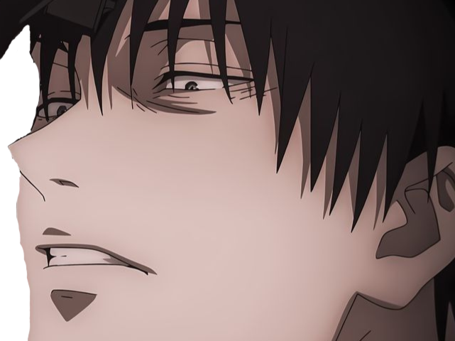 toji fushiguro jjk jujutsu kaisen jean du bellay cheveux noir cicatrice fic bloop