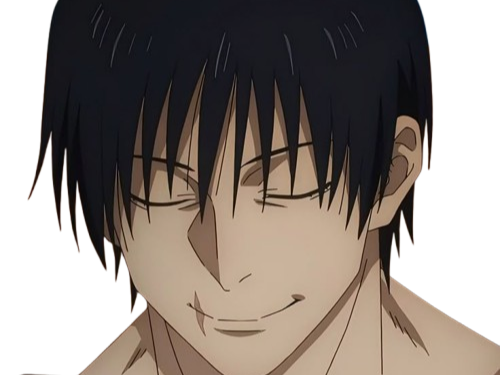 toji fushiguro jjk jujutsu kaisen jean du bellay cheveux noir cicatrice fic bloop