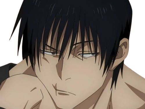 toji fushiguro jjk jujutsu kaisen jean du bellay cheveux noir cicatrice fic bloop
