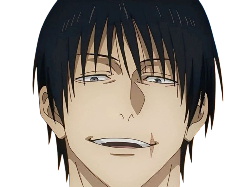 toji fushiguro jjk jujutsu kaisen jean du bellay cheveux noir cicatrice fic bloop