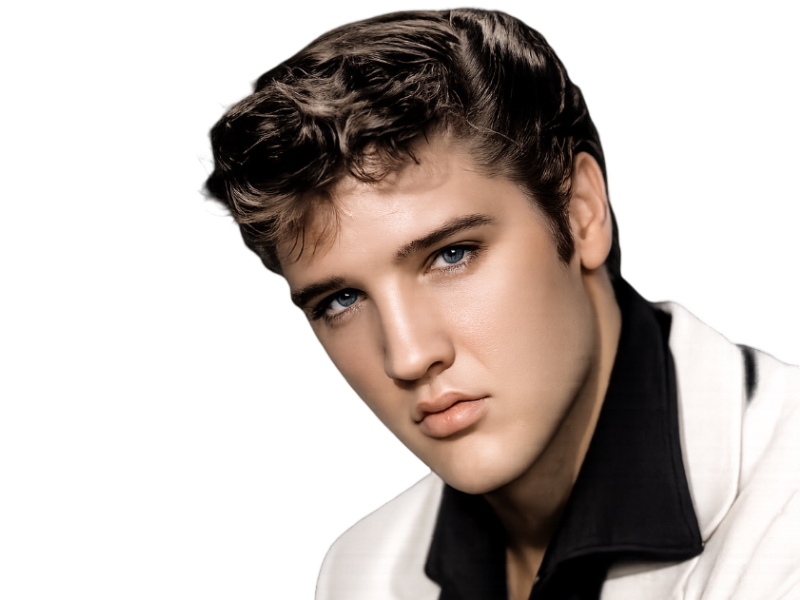 elvis presley jeune the king bg rock roll alain presse lait