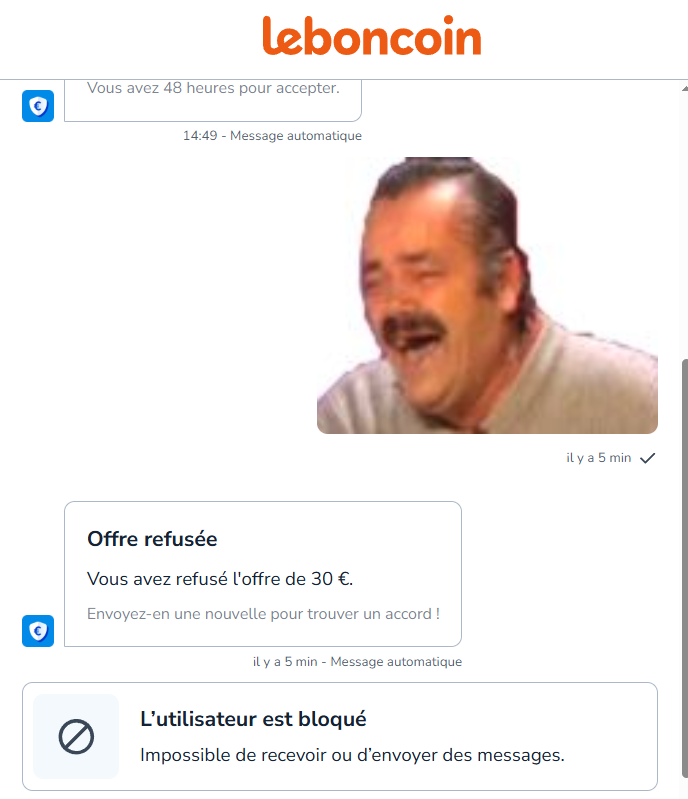le bon coin leboncoin risitas fdp ntm manonuche gitant marchand