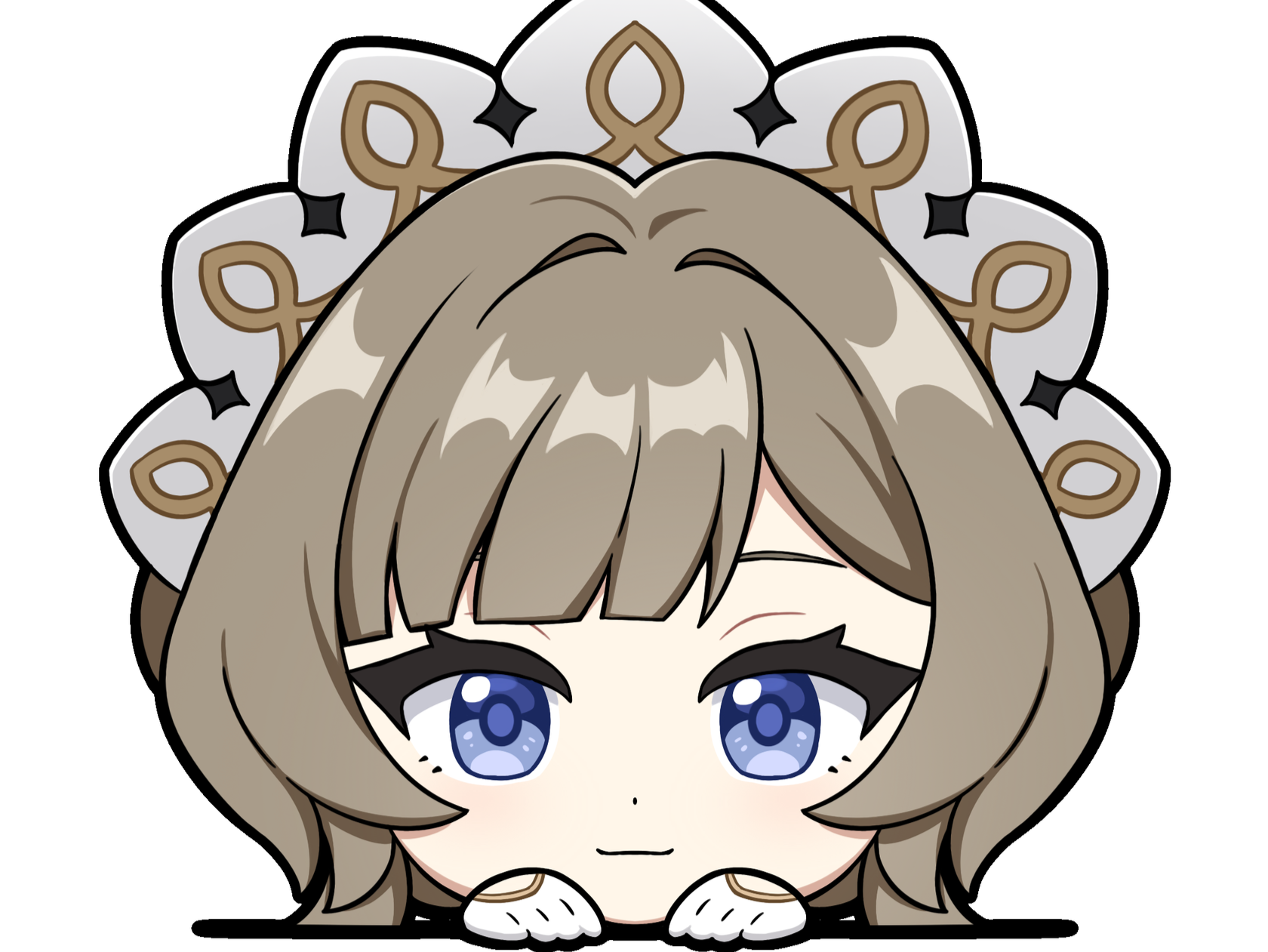 genshin impact sandrone cute chibi sticker fatui