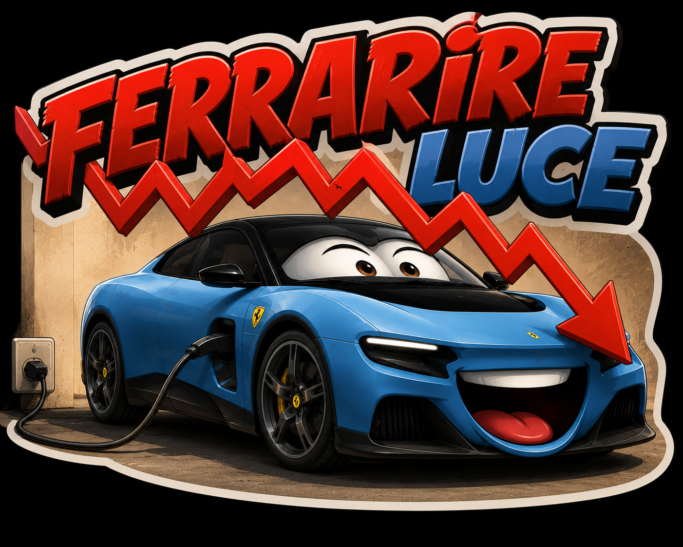 ferrari ferrarire rire coute luce voiture