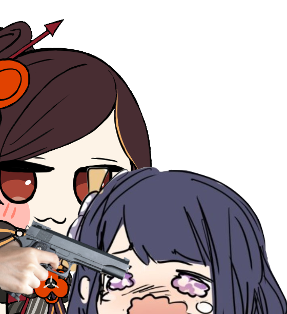 genshin impact ei raiden shogun chiori gun pistolet flingue chibi