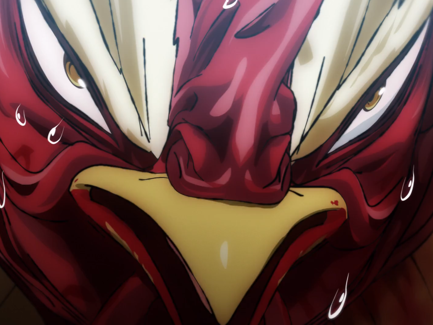 Sticker niwatori fighter rooster coq de baston keiji par Hapi_meal