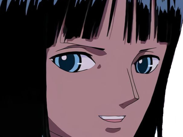 nico robin one piece ninon cheveux noir frange yeux bleu fic bloop