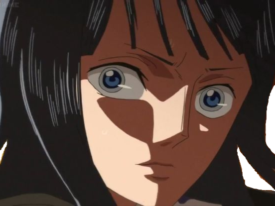 nico robin one piece ninon cheveux noir frange yeux bleu fic bloop