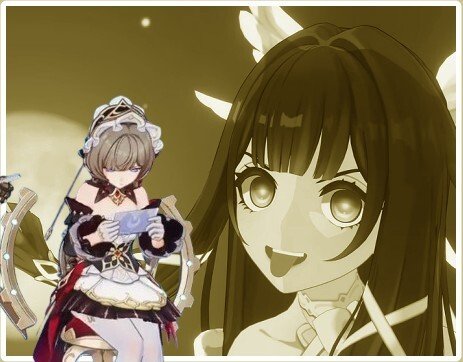 sandbina columbina sandrone fatui photo langue troll meme genshin impact